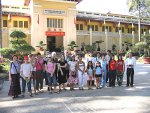 Visite du jardin botanique avec des parents vietnamiens