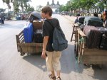 Philippe passe avec armes et bagages la frontire Cambodge - Thailande