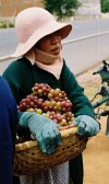 vendeuse de raisin, prs de Phan Rang