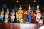 La troupe d'un spectacle traditionnel  Angkor-Village
