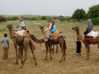 Ballade en dromadaires prs de Jaisalmer