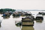 maisons flottantes sur la rivire Nga
