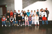 les 24 �l�ves de la 5�me G qui ont accept� de s'int�resser aux myst�res de l'Asie du Sud Est