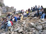 pique-nique au Mont saint Michel