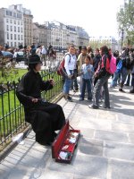Spectacle de rue � Paris