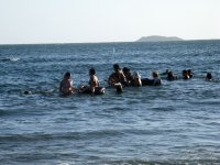 Baignade en mer de Chine � phan Thiet