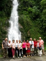 Une des nombreuses cascades du Sikkim: que d'eau partout !