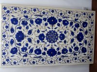 Une des pi�ces en marbre de l'atelier, sp�cialit� d'Agra